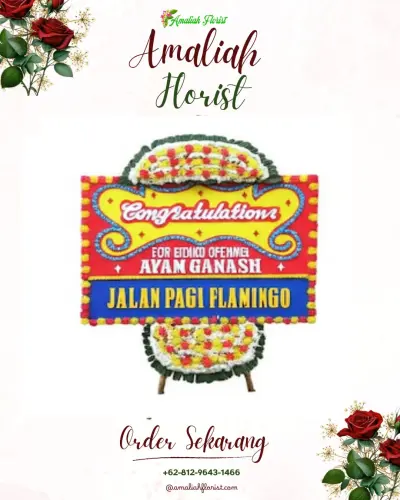 Bunga Papan Congratulation di Krinjing
